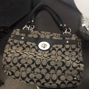 Black coach bag